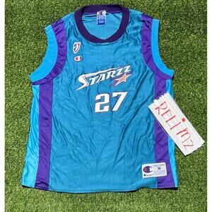 90s Vintage Utah Starzz Basketball Jersey WNBA Lady Hardmon Champion Size M